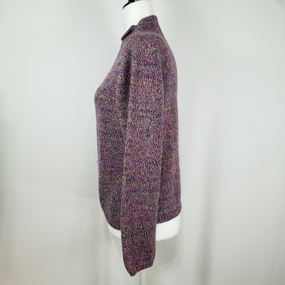 Liz Cailborne Multi Color High neck Sweater - Picture 2 of 6